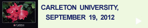 Carleton University, Sept. 19, 2012
